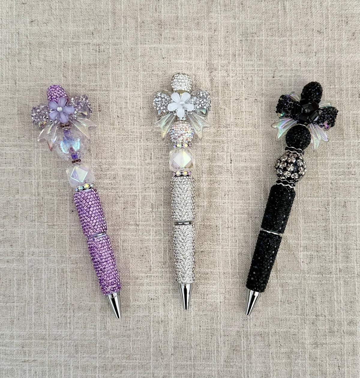 Beaded Rhinestone Pen